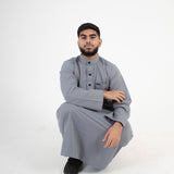 Grey Saudi Thobe